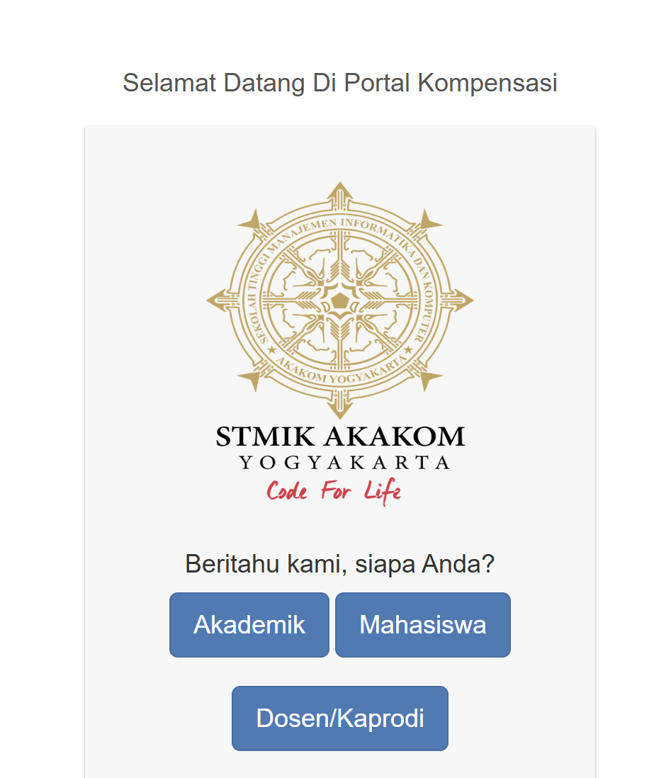 Kompensasi Perkuliahan di STMIK Akakom