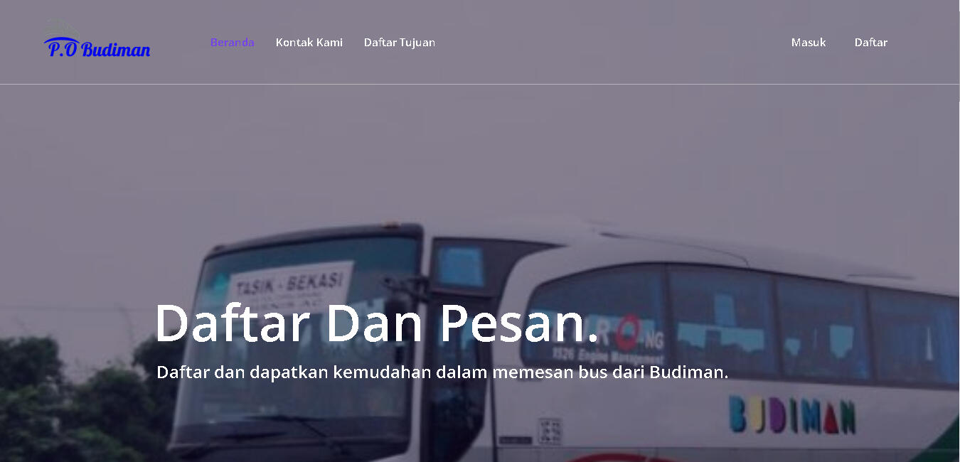 P.O Budiman Ticket Order With SMS Gateway