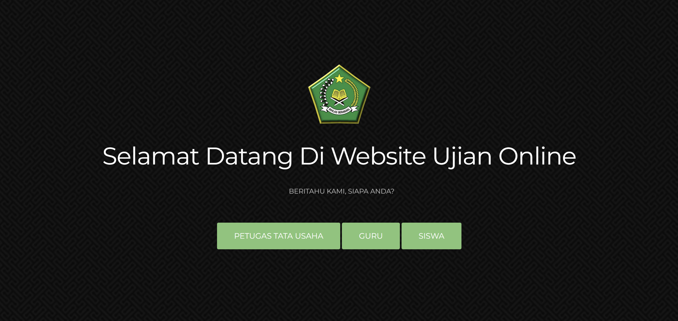 Website Ujian Online